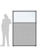 CL13.19IF richiedi preventivo Pannello divisorio CLIPPER "finestrato feltro" - cm 130x195h