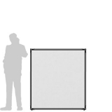 CL13.13L richiedi preventivo Pannello divisorio CLIPPER "laminato" - cm 130x130h