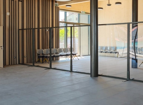 Pannelli divisori autoportanti LINEA MACRO