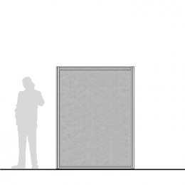 Pannello divisorio MACRO "feltro" - cm 150x200h