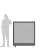 X12.14F richiedi preventivo Pannello divisorio XILOX "feltro" - cm 120x140h