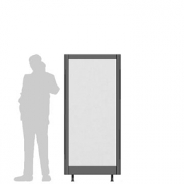 Pannello divisorio XILOX "laminato" - cm 80x180h