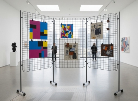 Bacheca modulare su ruote.4