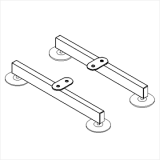 Piede stabilizzatore ALA dritto - cm 45x8h (coppia).MD