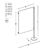 Pannello espositivo EXPO' MD-EX10T1