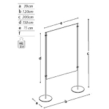 Pannello espositivo EXPO'  MD-EXLAT2