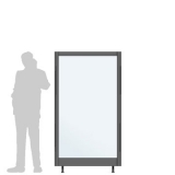 Divisorio espositivo  XILOX "vetroplastico" - cm 100x180h