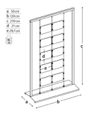 Pannello informativo con "cartelle".