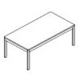 MD-FR19 richiedi preventivo Tavolo riunioni con struttura metallica cm 186.