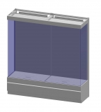 MD-VTVP200 richiedi preventivo Vetrina espositiva a parete linea THECA cm 60x200x210h MD-VTVP200