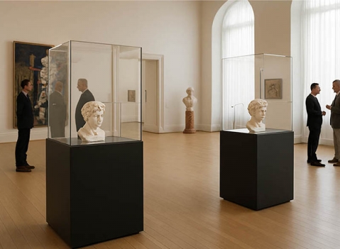 Vetrina  espositiva per musei linea Theca.8