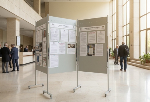 EXPO' SU RUOTE LASTRA METALLICA